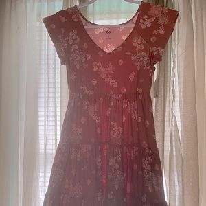 NWT Dusty Rose floral dress